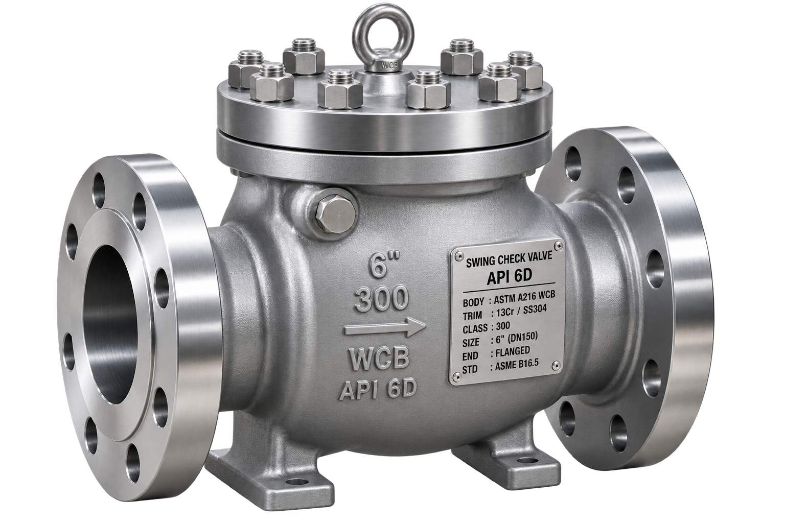 Swing Check Valve - API 6D